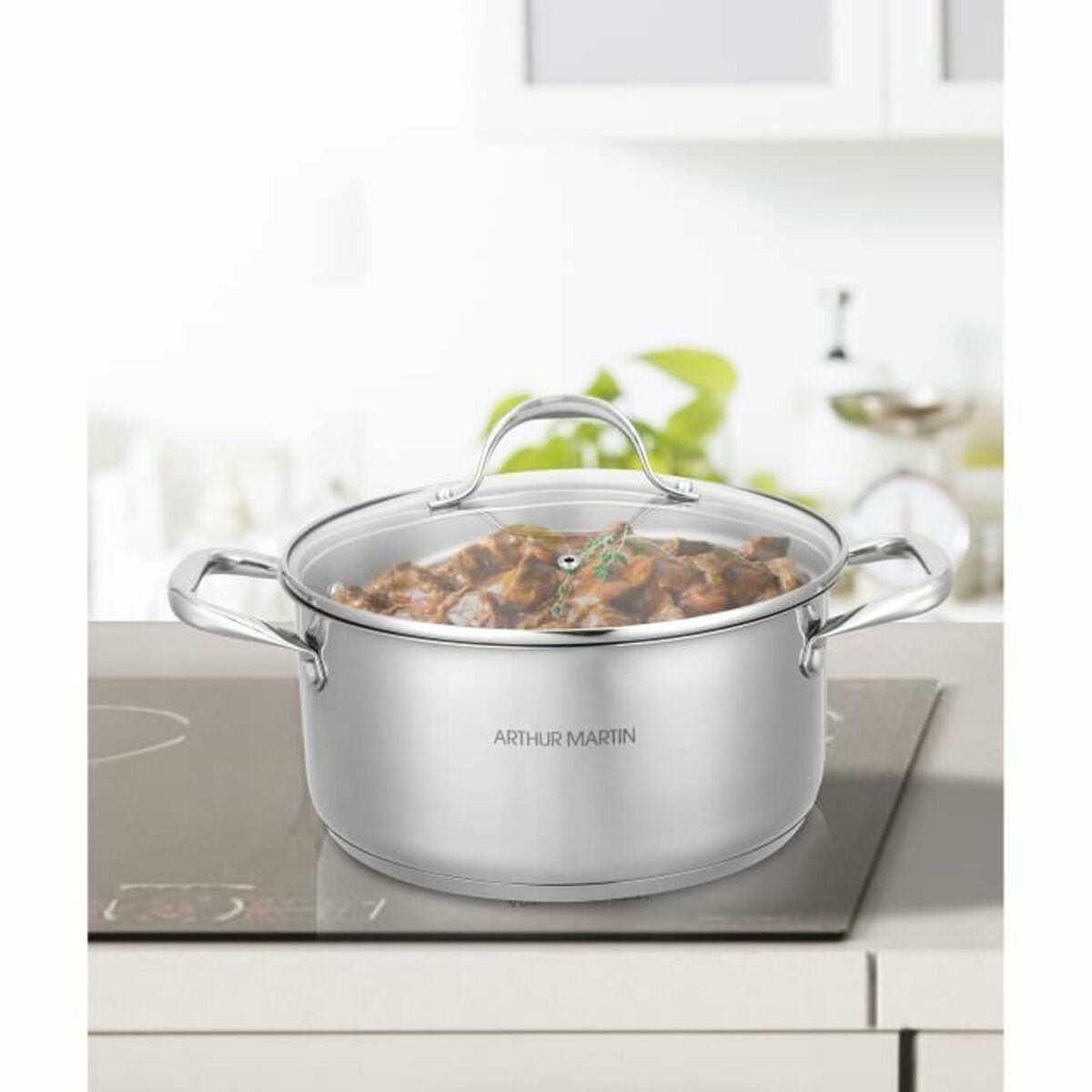 Oală cu capac Arthur Martin AM3549 Ø 24 cm